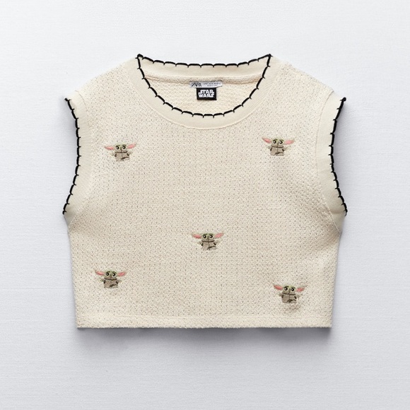 Zara | Tops | Zara Star Wars Baby Yoda 